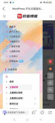 求助，侧边栏背景怎么改成这样？-WordPress主题模板-zibll子比主题