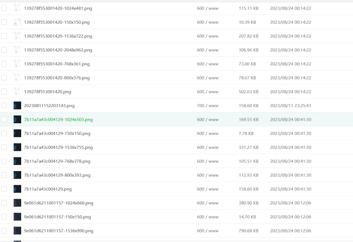 如图，为啥我上传一张图片被切割成好几个分辨率啊-WordPress主题模板-zibll子比主题