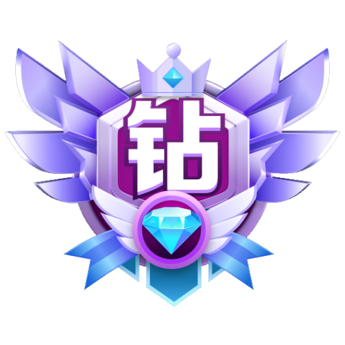 排位图标6个，可用于会员图标或者徽章图标（银/金/铂/钻/星/王）-WordPress主题模板-zibll子比主题