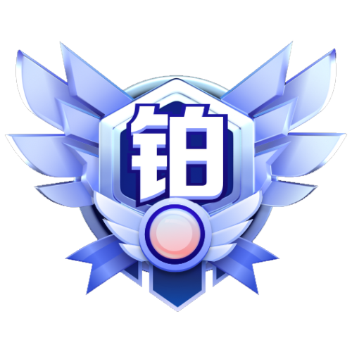 排位图标6个，可用于会员图标或者徽章图标（银/金/铂/钻/星/王）-WordPress主题模板-zibll子比主题