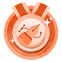 勋章徽章图标（用于签到/分享/创造等）4个-WordPress主题模板-zibll子比主题