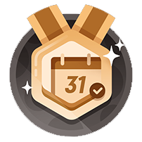 勋章徽章图标（用于签到/分享/创造等）4个-WordPress主题模板-zibll子比主题