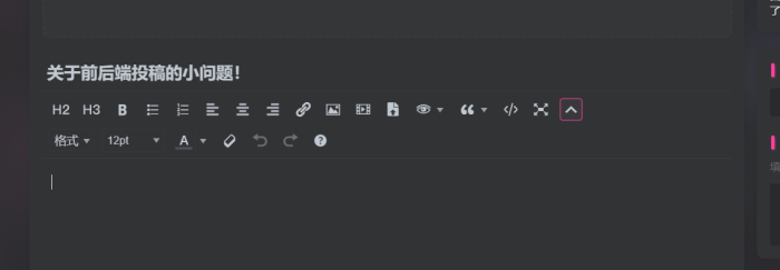 关于前后端投稿的小问题！-WordPress主题模板-zibll子比主题