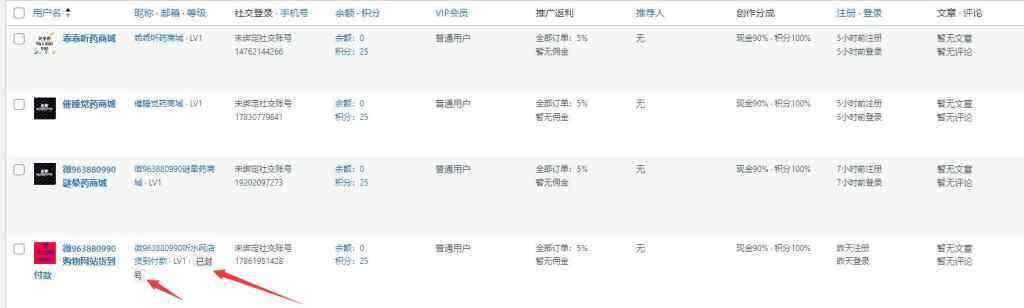 【提问】怎么封号的，我没找到封号的地方-zibll综合交流社区-zibll子比主题-WordPress主题模板-zibll子比主题