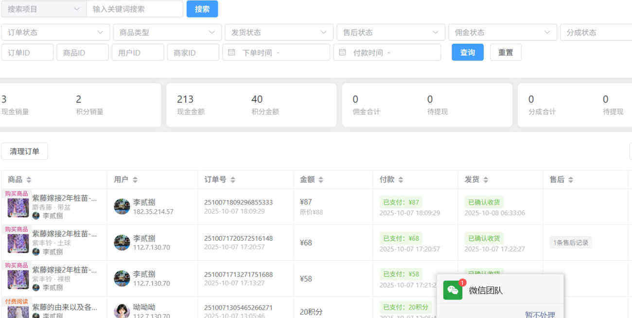 关于商城的数据统计问题-WordPress主题模板-zibll子比主题