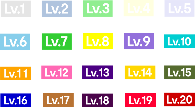 等级图标LV1-LV20等级图标分享-WordPress主题模板-zibll子比主题
