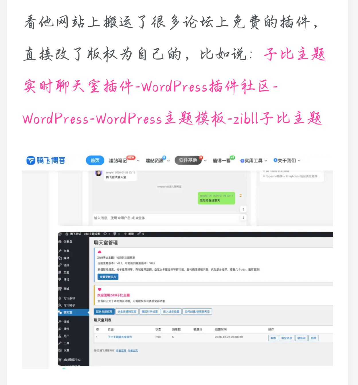 评论图片-WordPress主题模板-zibll子比主题