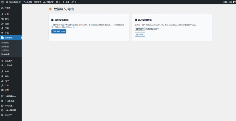 星云壁纸页插件，两人用Ai写的-WordPress主题模板-zibll子比主题