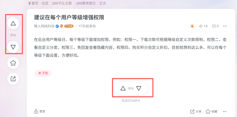 帖子页面评分的图标在哪个文件夹内？我想改改-WordPress主题模板-zibll子比主题