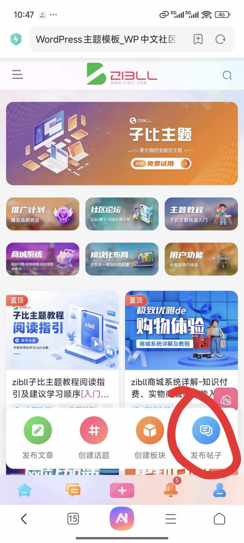 求论坛发布帖子编辑框美化简化插件-WordPress主题模板-zibll子比主题